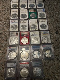 Graded Silver Eagles