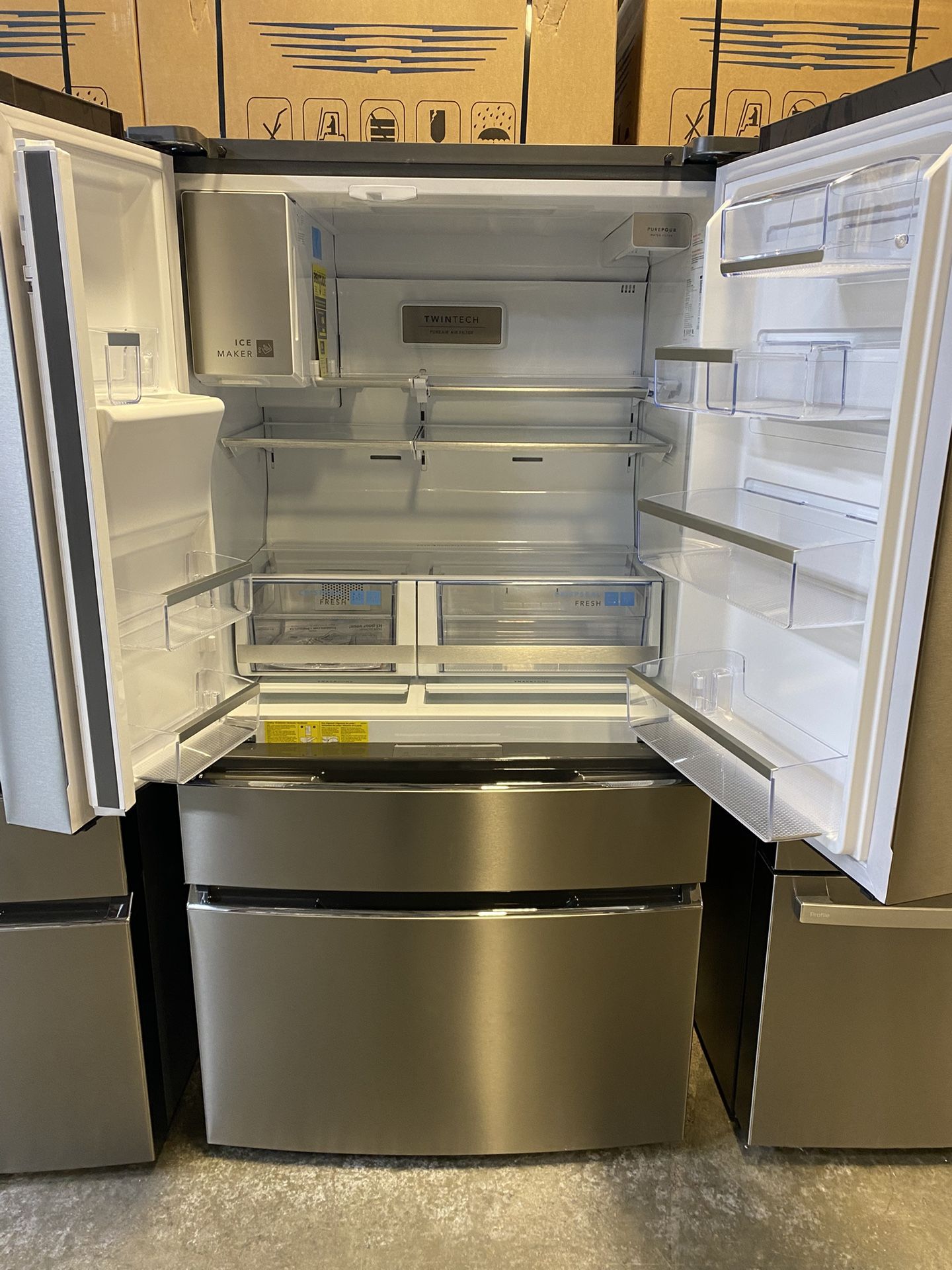 Frigidaire Gallery Series GRMC2273CF 36 Inch Counter-Depth French Door Refrigerator with 21.5 cu. ft. Capacity