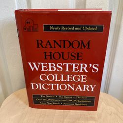 Random House Webster's College Dictionary : 1996 Graduation Promotion by Robert