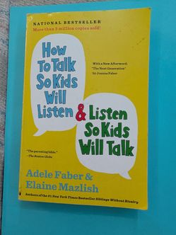 How To Talk So Kids Will Listen Book