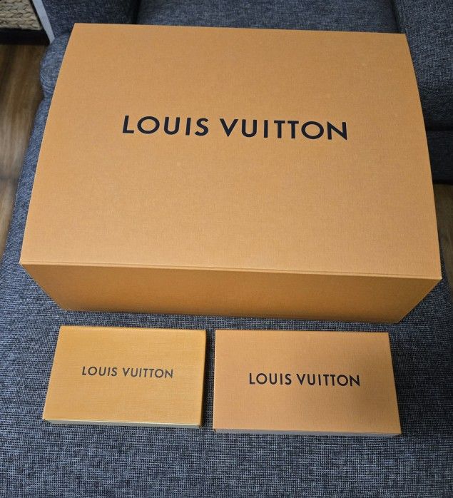Louis Vitton And Hermes Empty Box And Bag