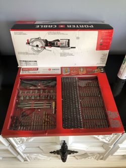 Saw & 300 pc drill& drive set craftsman