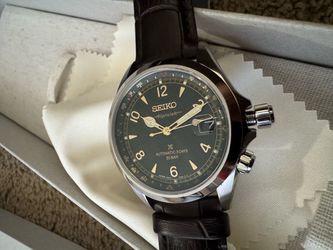 Seiko Prospex Green  Alpinist SBDC211 Automatic Brown Leather Strap JDM exclusive