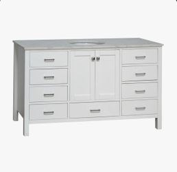 Bathroom vanity with top