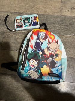 My hero academia backpack + wallet set