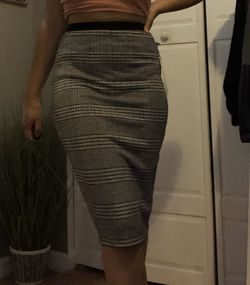 Plaid pencil skirt (never worn)