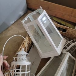 Set Of Two Candle Light Holders