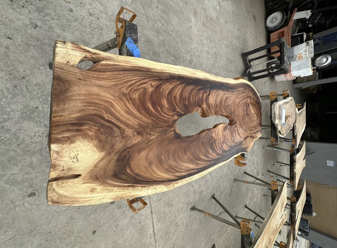 Wood Slabs- Monkeypod, Mango, Teak, Purple Heart