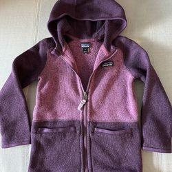 Patagonia Girls Hooded Better Sweater 4T