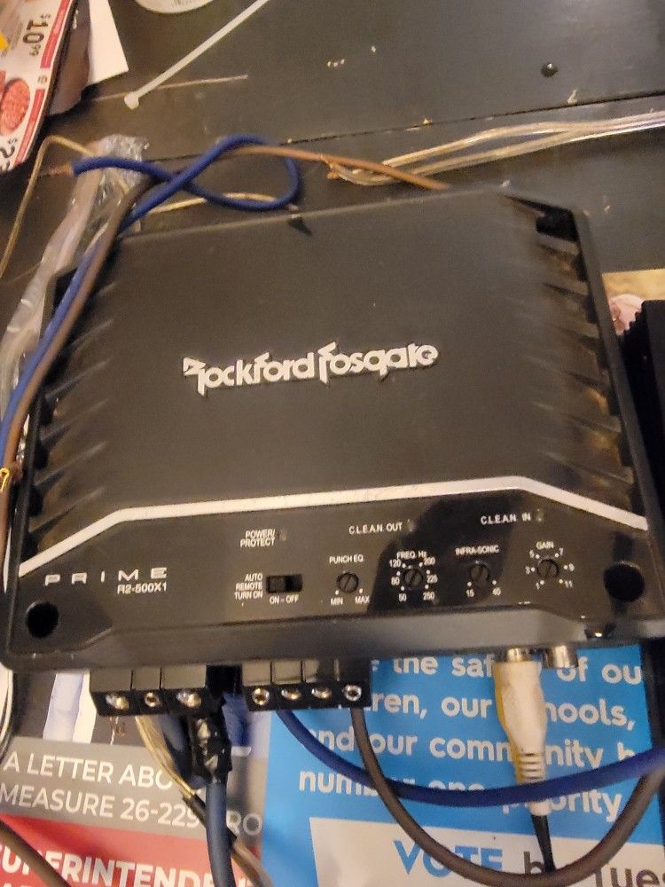 Rockford Fosgate 500 Watt Amp! $110 Firm