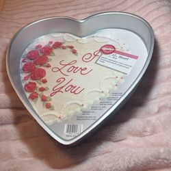 Wilton 12" Heart Cake Pan New