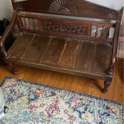 Antique Child Height Bench