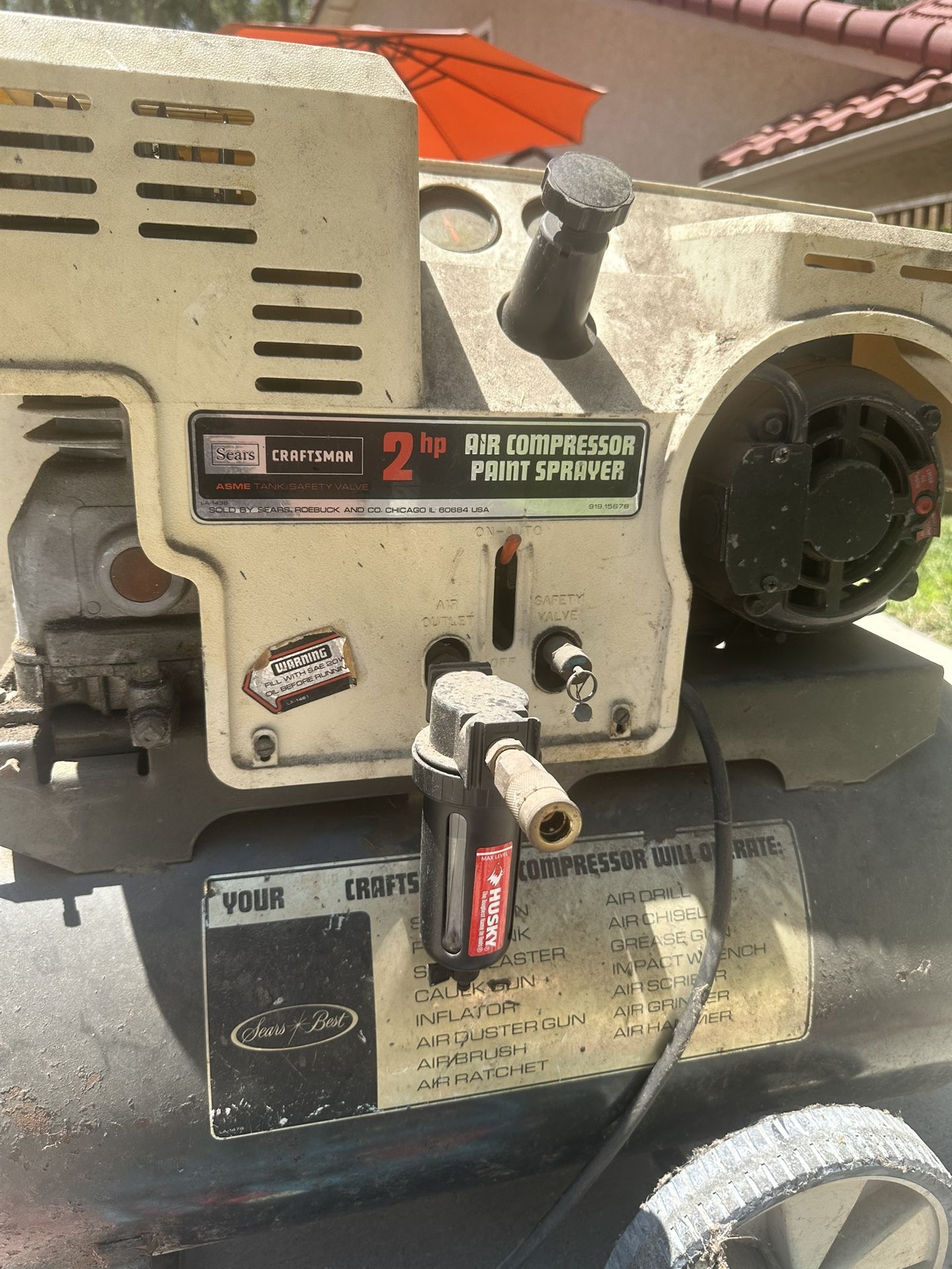 Sears Craftsman 2HP Air Compressor