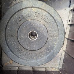 Pair Of 10lb Again Faster Bumper Plates 