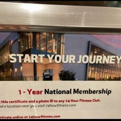 24 Hour One Year Membership 
