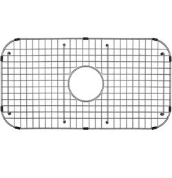 Serene Valley Sink Bottom Grid 27-1/2" x 14-1/4", Centered Drain with Corner Radius 3-1/2", NDG2814C. 5892/326