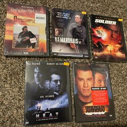 5 Sealed Dvds