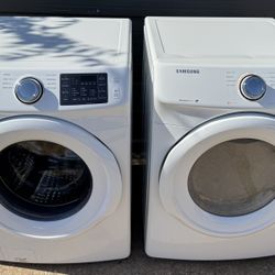 Samsung VRT Front Load Washer/Electric Sensor Front Load Dryer (can deliver) 
