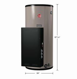 Shop Rheem Heavy Duty 85 Gal. 240-Volt 12.3 kW 3-Phase Surface Thermostat Commercial Electric Water Heater