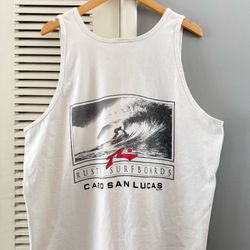 Vintage 90’s RUSTY Surf Boards Tank Top T-shirt