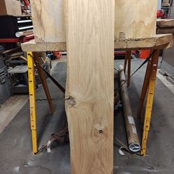 White Walnut Plank, Dried And Planed