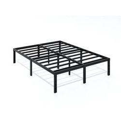BRAND NEW BLACK METAL QUEEN OR FULL SIZE PLATFORM BEDFRAME