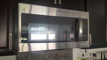 Over the range microwave GE