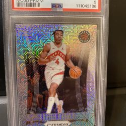 PSA 9 Scotty Barnes Prizm  Deca Silver Mojo /25