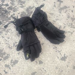 Kids Snow Gloves Size S color Black 