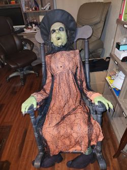 Witch On Rocking Chair
