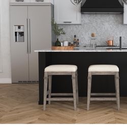 Hillsdale Furniture Arabella Backless Counter Stool, Distressed 