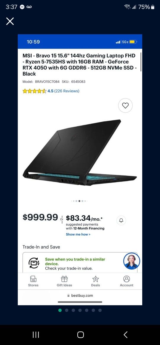 Msi Bravo Gaming Laptop Looking To Trade Or Sale It