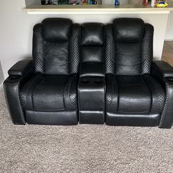 Recliner Sofa Leather 