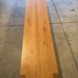 71 Inch Fiesta Solid Oak Bench