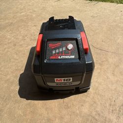 Milwaukee M18 18-Volt Lithium-Ion High Output Battery Pack 6.0Ah