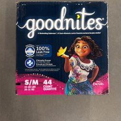 Disney ENCANTO Huggies Goodnites Size Small 44 Count