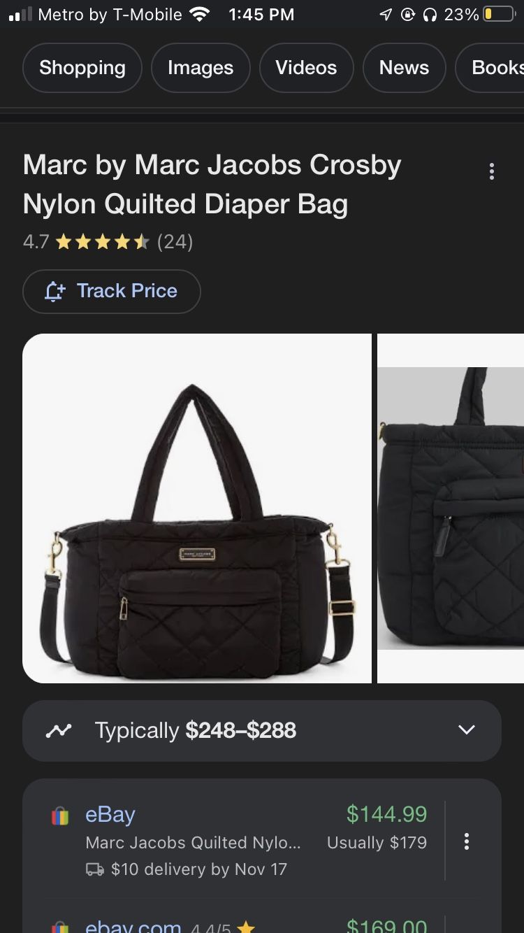 Marc By Marc Jacobs Crosby Nylon Quilted Diaper Bag