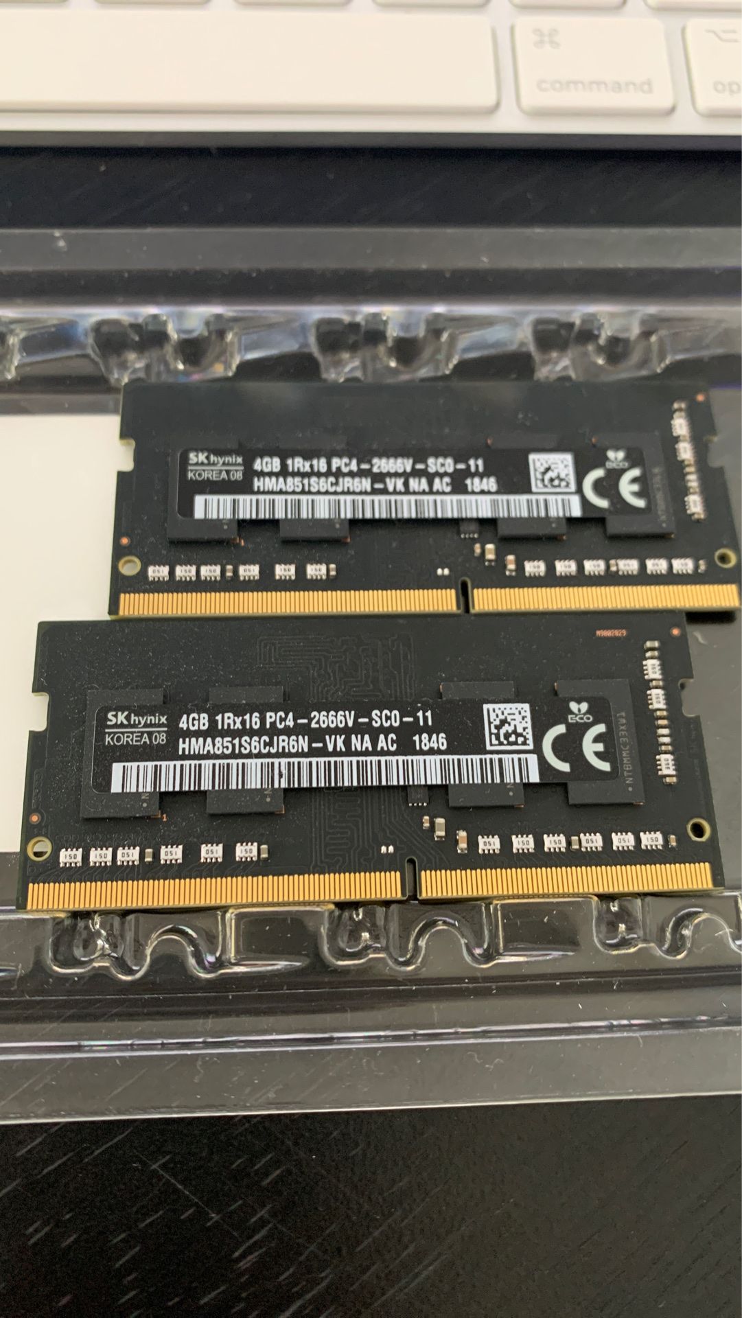 iMac Apple 2019 5k RAM 4gb x2