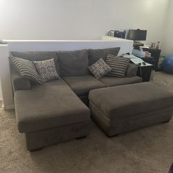 L Shaped Couch With Ottoman