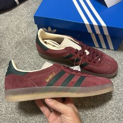 Adidas Originals Gazelle Indoor red/green/white (10M) Brand New In Box W/ Tags