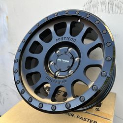 17x8.5 +25 METHOD MR305 wheels Tacoma Tundra Sequoia 4Runner Land Cruiser Bronco Ranger 6x5.5 Rims