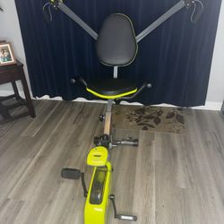 Stationary Exercise Bike with Resistance Bands