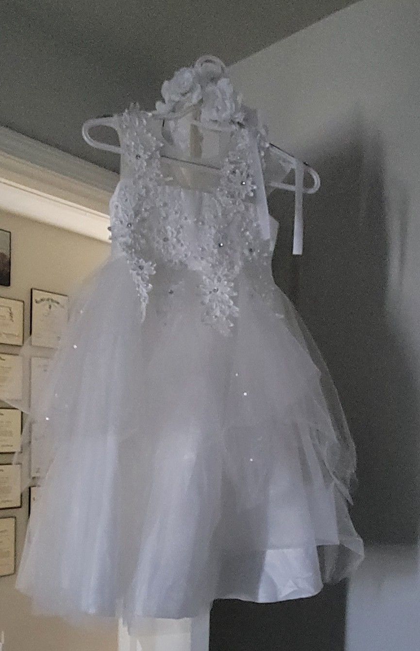 Dress with headpiece