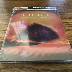 DUNE PART 2 LIMITED EDITION  4K UHD / BLU-RAY STEELBOOK [ BRAND NEW / ON HAND ]