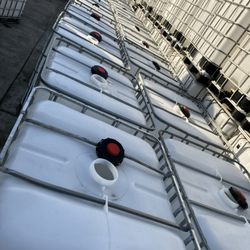 Totes IBC  330 Gallons. Metal Caged  275 Gallons 