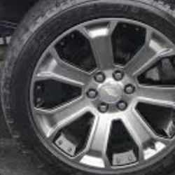 Chevy Tahoe Rims Chevrolet Suburban Wheels Silverado Snowflakes Trail Boss High Country Ltz Rst Z71 Yukon Sierra Denali Cadillac Escalade 