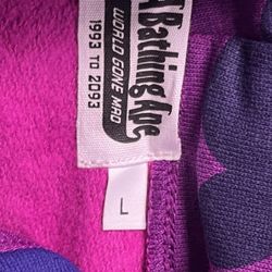 Purple Bape Hoodie Size Medium Brand New