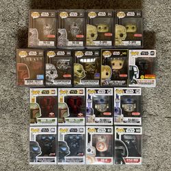 Funko Pop Star Wars Exclusives 