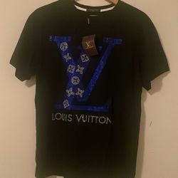 T-shirt And Sweatshirt Set With Pearl Design, Soft And Silky Fabric For Women’s, Black With Blue Pearls 