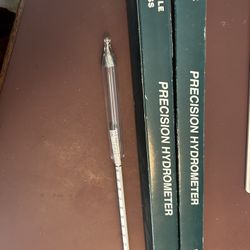 Precision Hydrometers New Set Of 5
